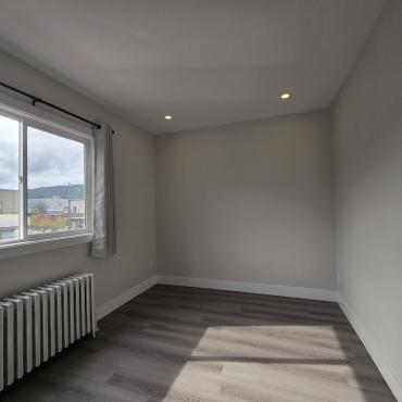 Bedroom w/ view of Uptown